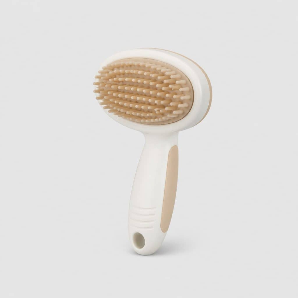 Brosse douce pour chiot avec picots souples
