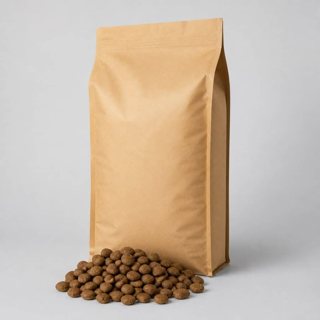 Grand sac de croquettes pour chien de 25 à 40 kg, vue d'ensemble