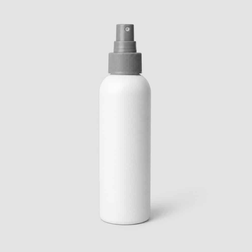 Flacon spray de shampooing sec pour chien