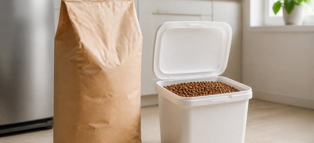 Grand sac de croquettes pour chien : bien le conserver sans perdre en qualité